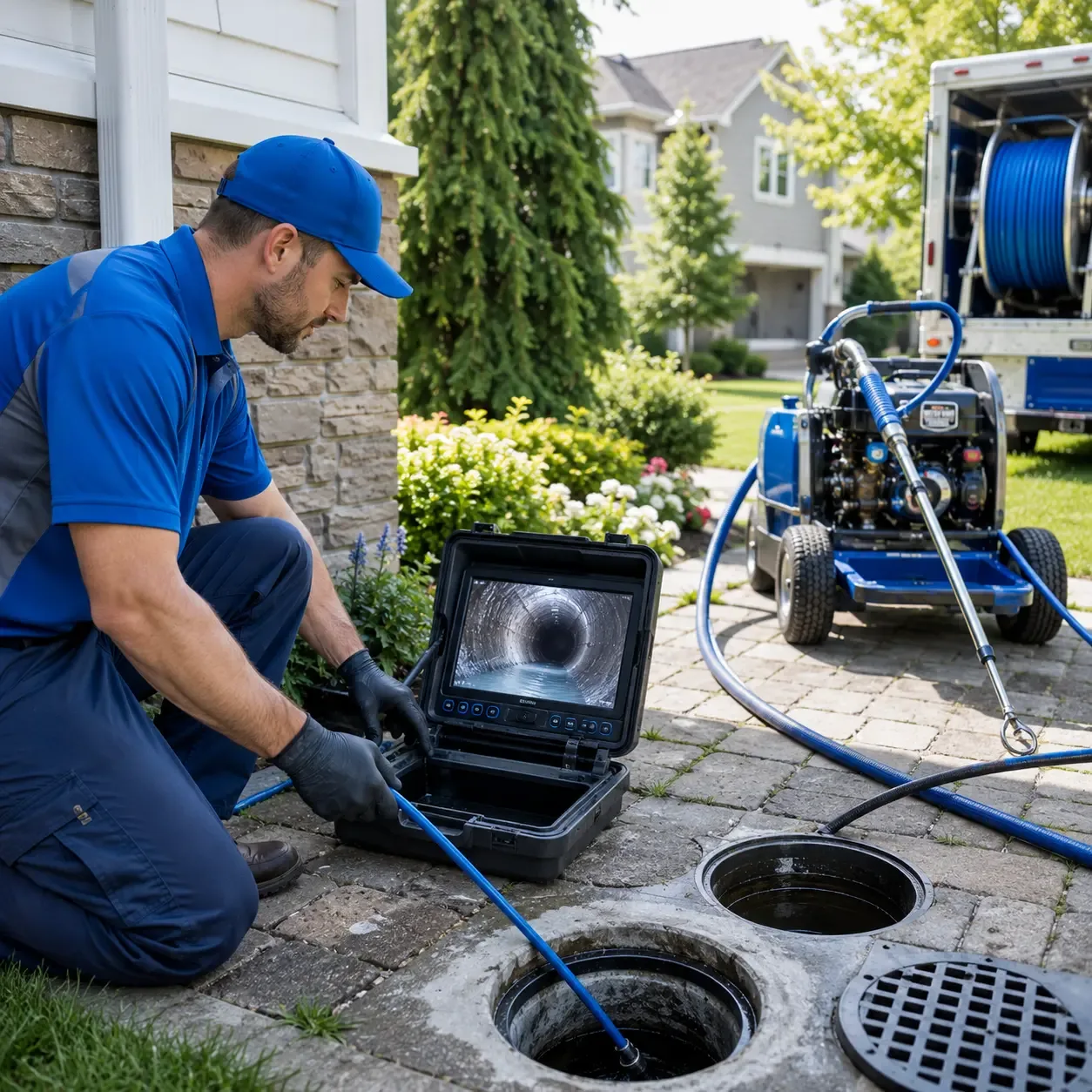 Outdoor drain cleaning professionals serving Scotts Hill, TN